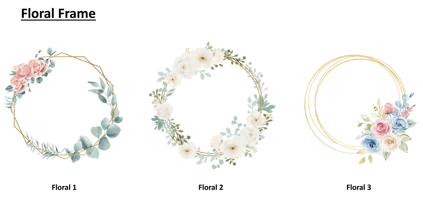 Glitter Compact Mirror (UV Printed)