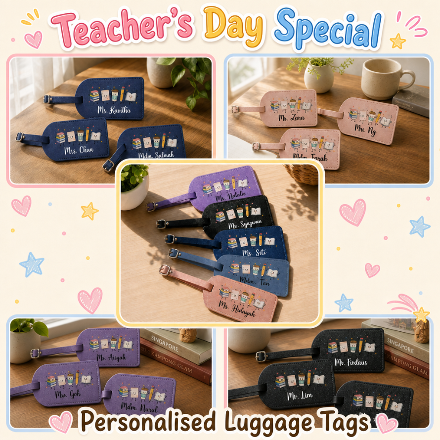 [Teacher's Day] Luggage Tag (UV Printed)