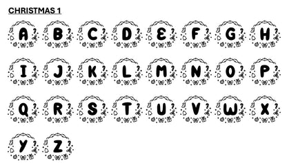 Wooden Coaster (Christmas Series - Laser Engraved)