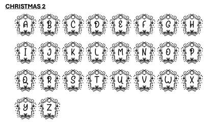 Wooden Coaster (Christmas Series - Laser Engraved)